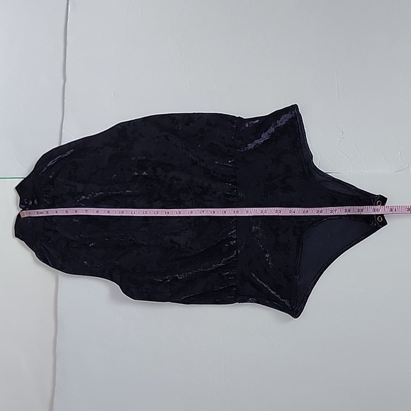 Central Park West Ocean Drive Velvet Keyhole Bodysuit/ S. - Picture 8 of 10